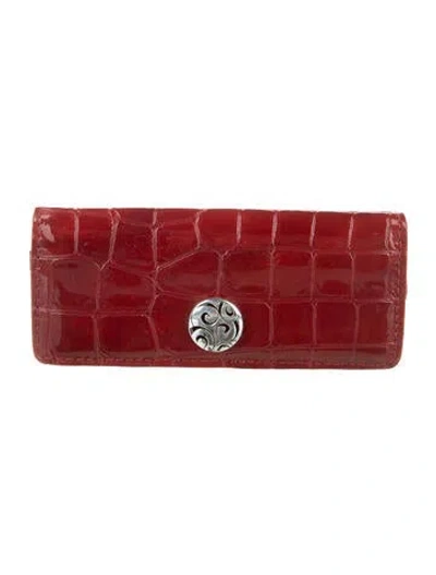 Pre-owned Brighton Cosmetic Bag In Red