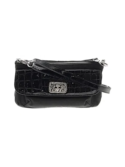 Pre-owned Brighton Crossbody Bag In Black
