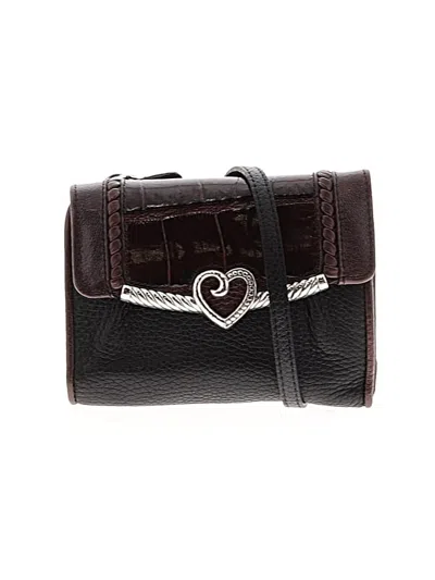 Pre-owned Brighton Crossbody Bag In Black