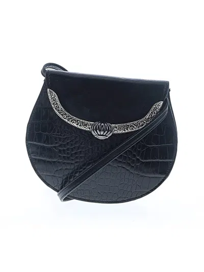 Pre-owned Brighton Crossbody Bag In Black