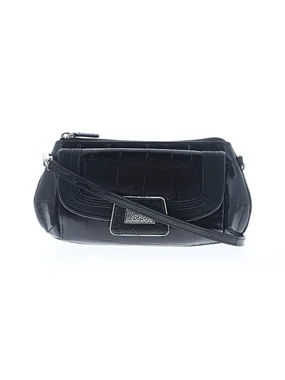 Pre-owned Brighton Crossbody Bag In Black