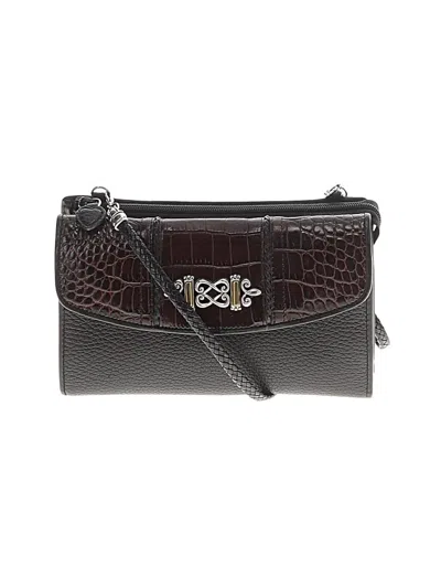 Pre-owned Brighton Crossbody Bag In Black