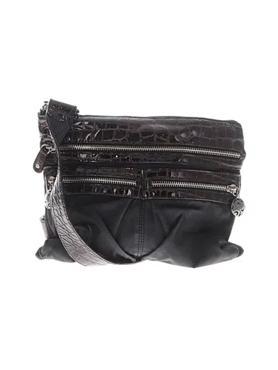 Pre-owned Brighton Crossbody Bag In Black