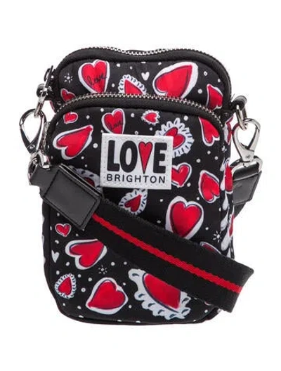 Pre-owned Brighton Crossbody Bag In Black