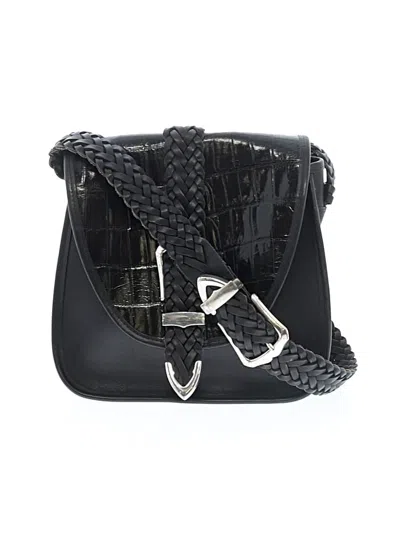 Pre-owned Brighton Crossbody Bag In Black