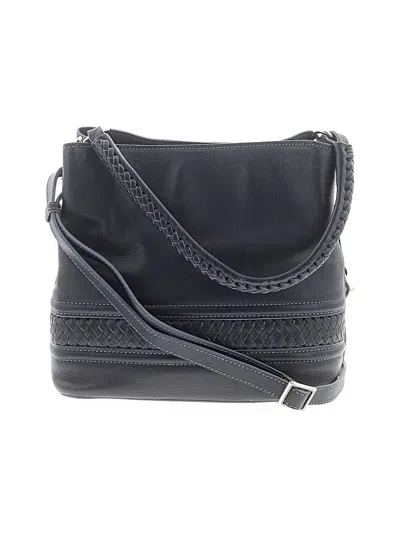 Pre-owned Brighton Crossbody Bag In Black