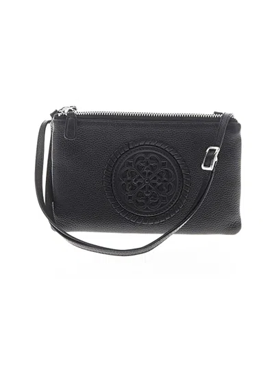 Pre-owned Brighton Crossbody Bag In Black