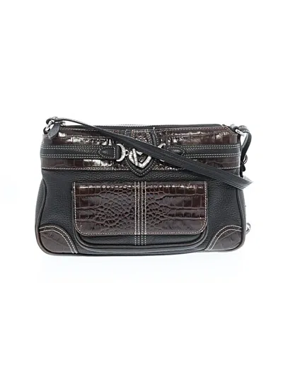 Pre-owned Brighton Crossbody Bag In Brown