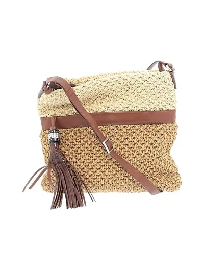 Pre-owned Brighton Crossbody Bag In Tan