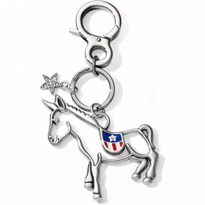 Brighton Donkey Keychain In Silver