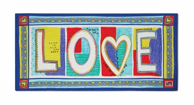 Brighton Endless Summer Beach Towel In Blue Multi