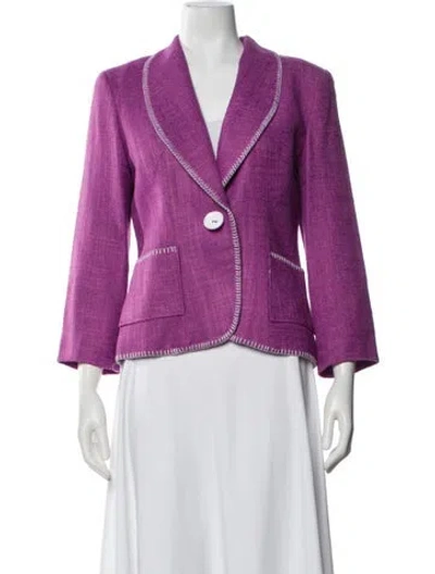 Pre-owned Brighton Evening Jacket In Purple