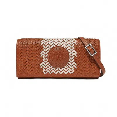 Brighton Ferrara Via Vai Large Wallet In Russet In Brown