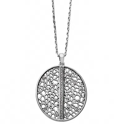 Brighton Fiji Sparkle Convertible Necklace In Silver In Metallic