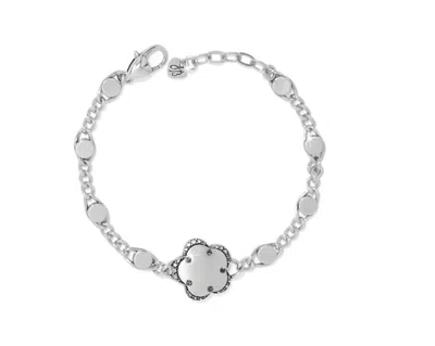 Brighton Gaia Flower Bracelet In Silver