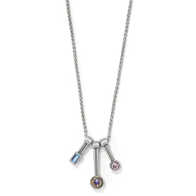 Brighton Halo Gleam Trio Reversible Necklace In Multi