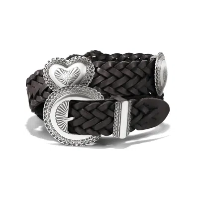 Brighton Heart Concho Belt In Black