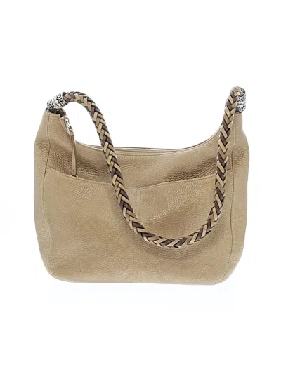 Pre-owned Brighton Hobo Bag In Tan