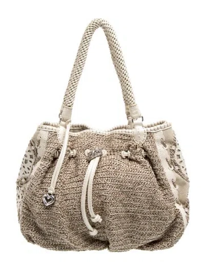 Pre-owned Brighton Hobo In Neutrals