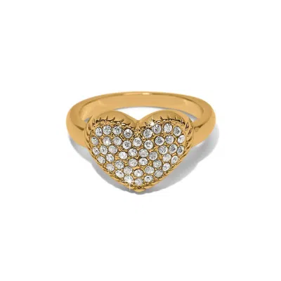 Brighton Illumina Celeste Heart Ring In Gold
