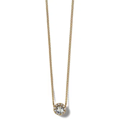 Brighton Illumina Mini Solitaire Necklace In Gold