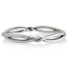 Brighton Interlok Twist Bangle In Silver