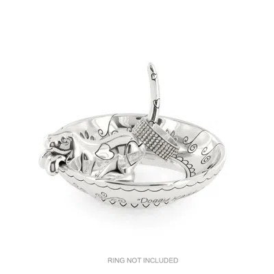 Brighton Kaddy Doggy Ring In Silver