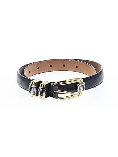 Pre-owned Brighton Leather Belt In Black