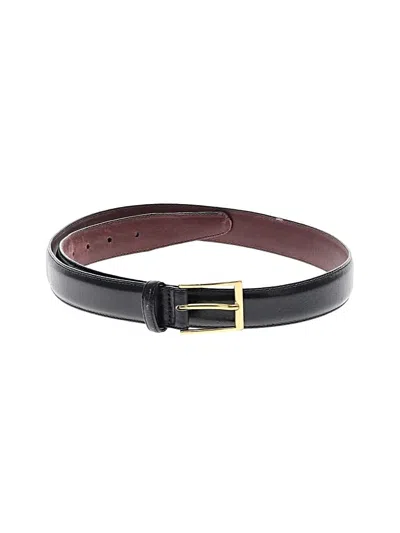 Pre-owned Brighton Leather Belt In Black
