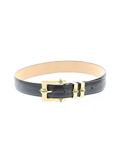 Pre-owned Brighton Leather Belt In Black