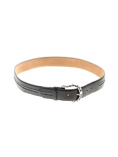 Pre-owned Brighton Leather Belt In Black