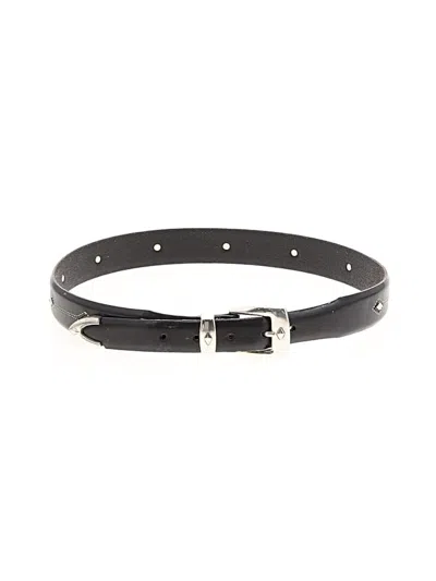 Pre-owned Brighton Leather Belt In Black