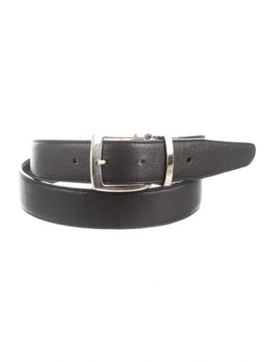 Pre-owned Brighton Leather Belt In Black