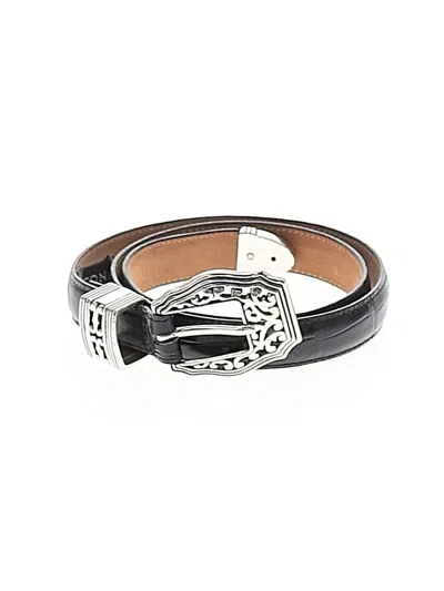 Pre-owned Brighton Leather Belt In Blue