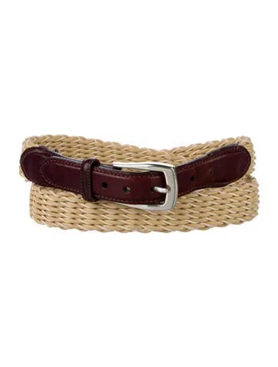 Pre-owned Brighton Leather Belt In Brown