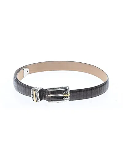 Pre-owned Brighton Leather Belt In Brown