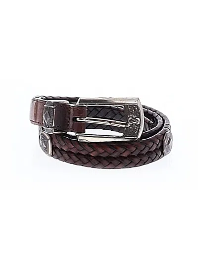 Pre-owned Brighton Leather Belt In Brown