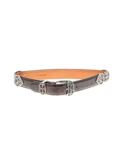Pre-owned Brighton Leather Belt In Brown