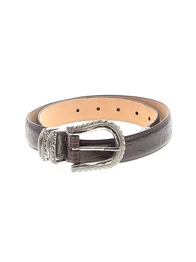 Pre-owned Brighton Leather Belt In Brown