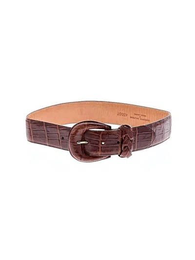 Pre-owned Brighton Leather Belt In Brown