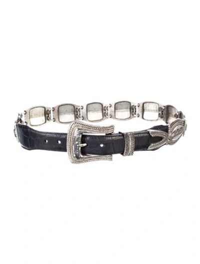 Pre-owned Brighton Leather Belt In Brown