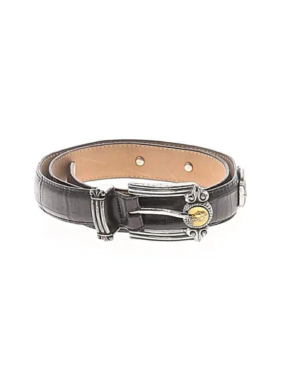 Pre-owned Brighton Leather Belt In Brown