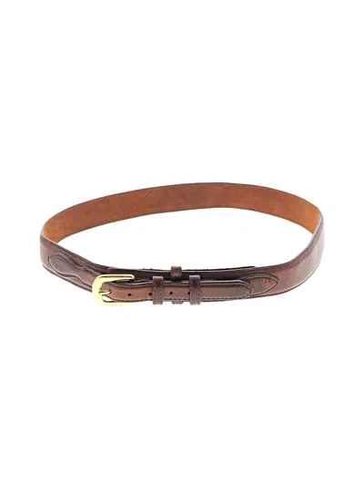 Pre-owned Brighton Leather Belt In Brown