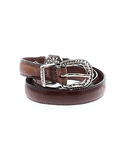 Pre-owned Brighton Leather Belt In Brown