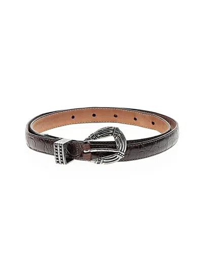 Pre-owned Brighton Leather Belt In Brown