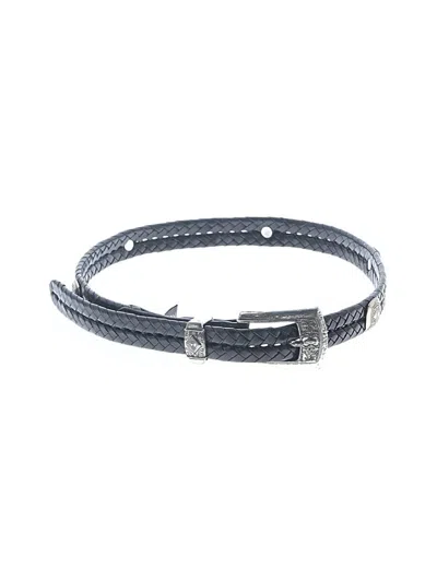 Pre-owned Brighton Leather Belt In Gray