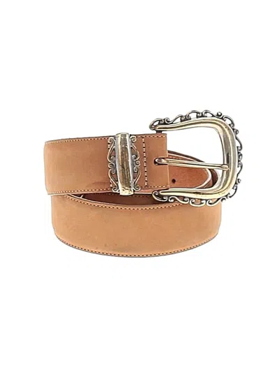 Pre-owned Brighton Leather Belt In Tan