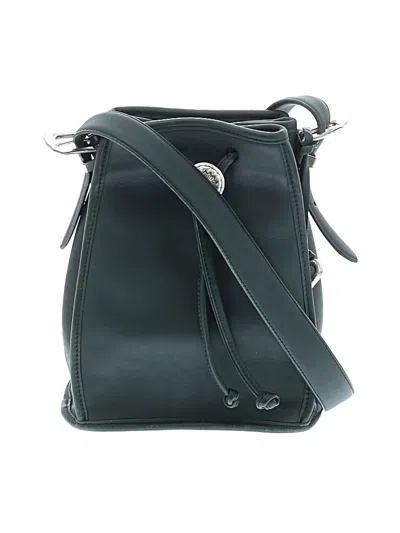 Pre-owned Brighton Leather Bucket Bag In Green