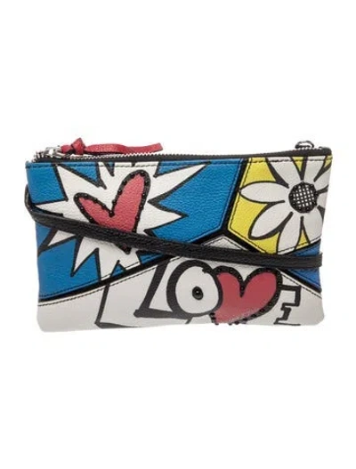 Pre-owned Brighton Leather Clutch In Blue