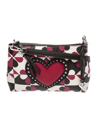 Pre-owned Brighton Leather Clutch In Multi